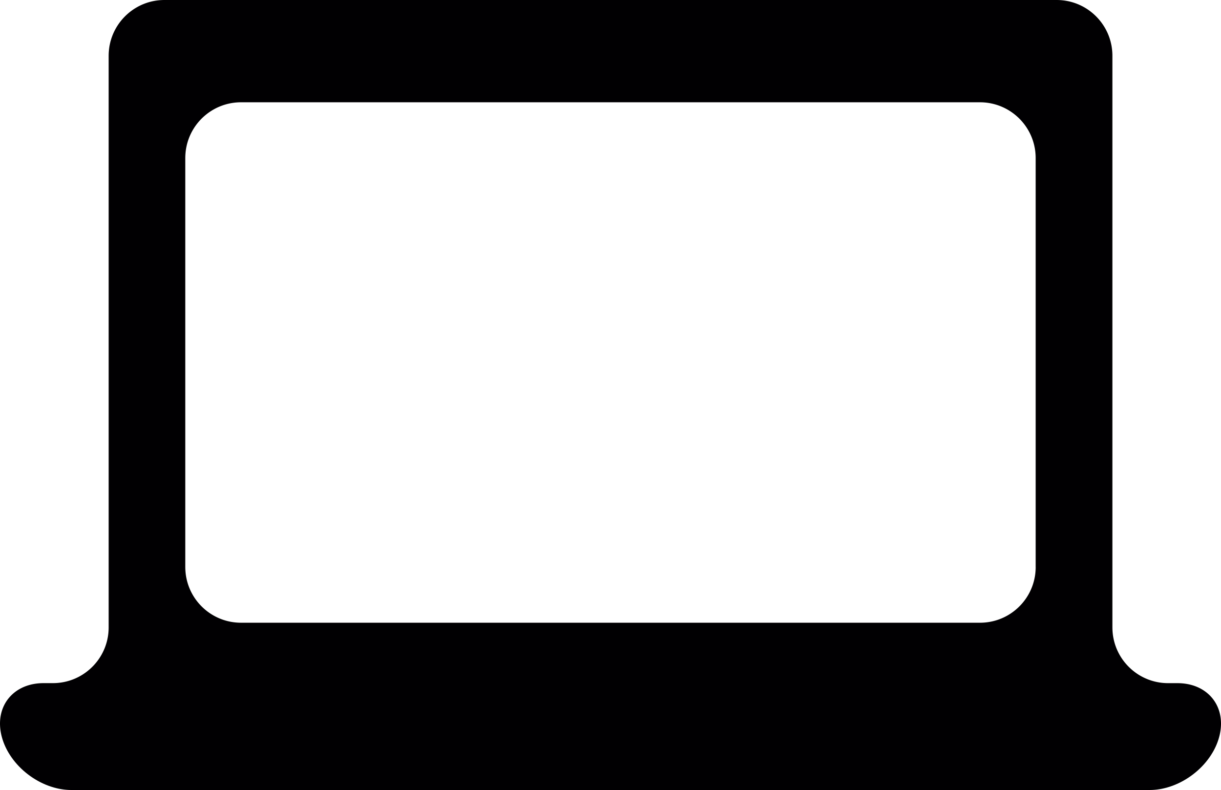 Frontal Laptop Sticker Svg Vector Free Vectors